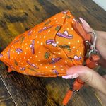 Prada  Tessuto Nylon Wristlet Pouch Bag Orange Sombreros Cactus Colorful Festive Photo 10