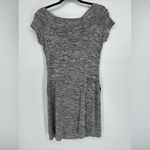 Taboo Mini Dress Off The Shoulder With Belt Grey Black Y2K Women’s Size Large Photo 6