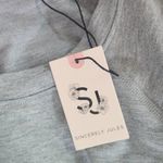 Sincerely Jules  Gray Sweatshirt with Side Snaps NWT Size Small Gray Pullover Photo 7