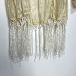 Denim & Supply Ralph Lauren Short Sleeve Lace Fringe Kimono Floral Embroidery L Photo 4