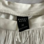 Cream Ruffled Sleeveless Tank Top White Size XS Photo 1