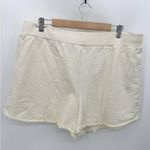 CALIA Shorts Women XXL NWT Cream Journey Collection High Rise Cut Photo 0