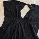 Victoria's Secret  Black Crochet Swim Coverup Photo 2