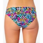 California Waves  Bikini Botton‎ Black Floral Medium NWT Photo 3