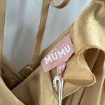 Show Me Your Mumu Dress Extra Small Samantha Ruffle Dress True Gold Bridesmaid Photo 6