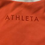 Athleta  Women's Activewear Sport Bra Halter Sleeve Orange Medium Padded Photo 1