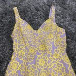 Kate Spade  Floral Organza Dress in Lilac/Yellow, Size 4​​​ Photo 2