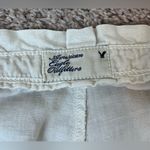 American Eagle  Linen Wide Leg Pants Ivory Women’s 12 Coastal Granddaughter Boho Photo 7