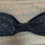 Billabong Black Lace Strapless Bandeau Bikini Top Photo 0