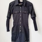 SEA New York black knit long sleeve romper Size 2 Photo 1