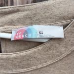 Free People Like New Luster Linen Blend Jumpsuit Natural VERY Oversized XS Photo 12