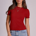 Amazon Ribbed knit tee Photo 0