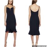 Bardot  Kristen Peplum Cocktail Dress Black XS Photo 1