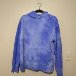 Dannijo Blue Frayed Hem Hoodie Size Medium‎ Photo 1