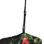 Crystal Doll Crystal Dolls Maxi Dress Floral Tiered Black Red Photo 7