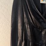 Boutique Black Satin Dress Mini Photo 8