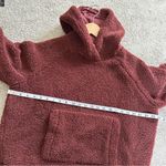 Vince Women’s Cozy Faux Fur Hoodie Pullover Teddy Chunky In Cordovan SP Photo 10