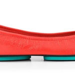 Tieks  Poppy Coral Red Ballet Flats Womens Size 10 Photo 0