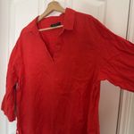 Tahari  linen 3/4 sleeve blouse Photo 2