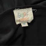 Surf Gypsy  Women’s Size M Black Crochet Waist Deep V-Neck Romper Photo 4