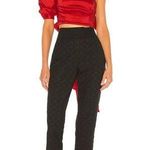 NBD Red One Shoulder Top XS Cocktail Puff One Shoulder Taffeta Monterey $188 NEW Photo 0