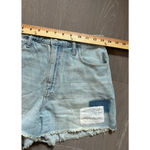 Hollister Curvy Ultra High-Rise Patchwork Vtg Relaxed Mom Short sz 1 Festival Photo 5