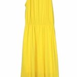 The Vanity Room Halter Neck Midi Dress Yellow Sundress Photo 2