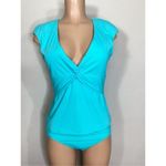 Bleu Rod Beattie New. cap sleeve floral tankini set. Size 12. Retails. $159 Photo 3