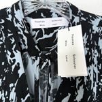 Proenza Schouler WHITE LABEL | Printed Sleeveless Pintuck Georgette Top Sz. 4 Photo 3
