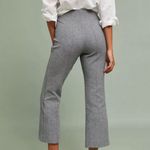 Anthropologie Cartonnier Womens Knit Pants Size S Cropped Flare Office Casual Gray Photo 4