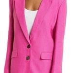 Farm Rio Linen blazer in peony size small Photo 0