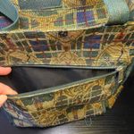 VTG 90s Tapestry Golf Tournament Tote Bag & Coin Purse Pouch Plaid Large Purse Green Photo 11