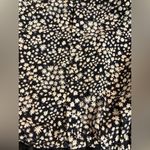 ASTR the Label Tie-Back Cut-Out Black and White Daisy Midi Dress Photo 10