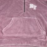 Hippie Rose NWT  Juniors' Super Soft Quarter-Zip Pullover NY Sweatshirt pink S Photo 9