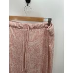 Lucky Brand  Pajamas Women XL Pink Cream Paisley Print Tank Top Drawstring Pants Photo 7