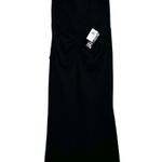 XScape NWT  Ruffle Off the Shoulder Scuba Crepe Gown Women's Black Size 14 Photo 3