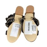 Kaanas Black Tahiti Frayed Boho Sandal Women Sz 6 Photo 3