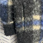 RD Style NWOT  Eva Blue Black Plaid Boucle Shirt Jacket Size Small Photo 9