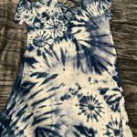 Kathmandu Imports Blue and White Tie-Dye Dress Photo 3