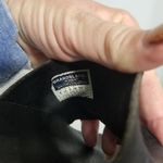 Brand Black Leather Slides Size 6 Photo 5