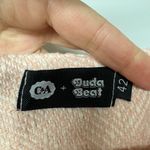 C&A Duda Beat Pink Tweed Pleated Mini Skirt Size Small Preppy Rosa Boucle Photo 6