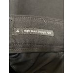 Talbots  Women's Black High Rise Slim Fit Straight Leg Trouser Dress Pants Size 4 Photo 3