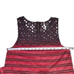 Free People  Sleeveless Eyelet Crochet Stripe Peplum Tank Top Photo 2