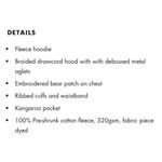 Teddy Fresh Women’s Classic Hoodie in Khaki Photo 4