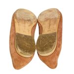 Manolo Blahnik  Size 6.5 Dusty Pink Leather Suede Round Toe Rose Ballet Flats Photo 5