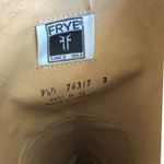 Frye Women's Black Leather Tall Riding Boots Buckle Detail Side Zip 9.5 Photo 8