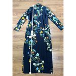 CARA CARA AVA DRESS VISCOSE BLACK PRESSED FLORAL MAXI DRESS size XL Photo 8