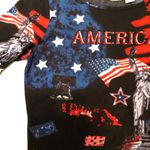 Womens COLLECTIONS ETC Patriotic America Shirt Size Medium 100% Cotton Photo 3