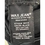 Wax Jean Wax Jeans Distressed Black Denim Mini Skirt Photo 4
