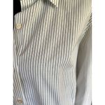 Talbots  Woman Wrinkle-Resistant Pinstripe Button-Down Shirt, 16W Photo 2